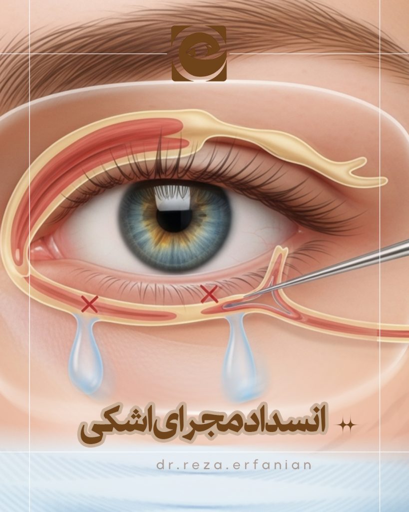انسداد مجرای اشکی